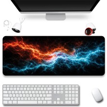Sonictouch Klavye Mousepad 40X90CM Dikişsiz Pürüzsüz Sıvı Geçirmez Kaymaz Taban Enerji Kırılması