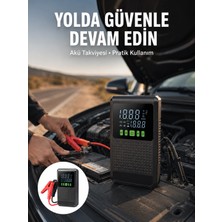 Shopwave Şarjlı Araç Akü Takviyeli Hava Pompası Powerbank Özellikli Yeni Nesil
