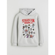 Lc Waikiki Yeni Sezon Stranger Things Baskılı Erkek Çocuk Kalın Sweatshirt