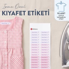 Mühürce Kıyafet Isim Etiketi Isme Özel Ütü Ile Yapışan Dikişsiz 90 Adet (45X10 Mm) Unicorn