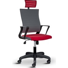 Rigel Ergonomik Ofis Koltuğu, Yükseklik Ayarlı Konfor Sistemi, Hareketli Başlık Desteği, Temiz