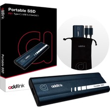 P21 1tb 2000-1950MB/S USB 3.2 Gen2 Type-C Portable Taşınabilir SSD AD1TBP21B2K