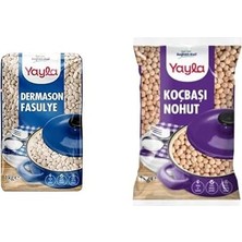 Dermason Fasulye 1 kg ve Yayla Koçbaşı Nohut 9 mm (1 Kg)
