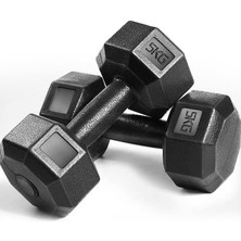 5 kg x 2 Adet 10 kg Dambıl Seti, Dumbell Set Dumbell 2x5 kg