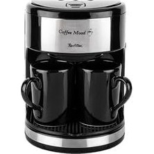 Inox 2 Kupalı Filtre Kahve Makinesi (0.3l)