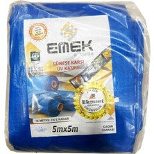 Emek Çadır Kumaşı Branda Tente Uv Güneşlik Gölgelik Koruma Yağmur Su Geçirmez - 5x5 Metre -