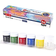 Akrilik Boya 25 ml Sıralı Set 6 Lı Ra6 [ra6]