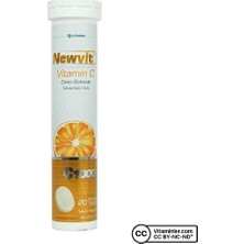 Newvit Vitamin C Çinko Effervesan 20 Tablet