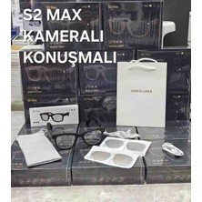 *s2 Max* Kameralı Bt Özellikli Konuşma Özelliklidil Çevirici Translateyapay Zekâ Destekli Meta Gözlük