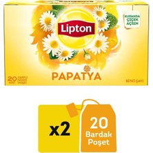 Papatya Bitki Süzen Poşet Çay 20LI x 2 Adet