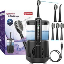 Aqua Brush Çok Renkli Şarj Edilebilir Elektrikli Diş Fırçası Ekstra Yumuşak Kılllarla Derin Temizlik