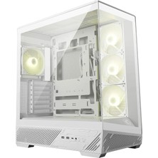 Mag Pano 130R Pz Beyaz - Mid-Tower Oyun Bilgisayarı Kasası - 400 mm Uzunluğa Kadar Gpu'ları Dest
