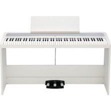 B2+Sp - 88 Ağırlıklı Tuş Dijital Piyano Standlı ve Pedallı - Beyaz