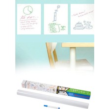 ® Silinebilir Kalemli Sticker Duvara Yapışabilen Yazı Tahtası 60X100 cm