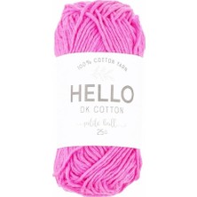 Hello Pamuk Amigurumi Punch El Örgü Ipliği 25 gr 104 Fuşya