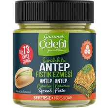 Çelebi Şekersiz Sürülebilir Antep Fıstık Ezmesi,%73 Fıstık İÇERIKLI,200 gr