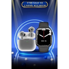 Hace Bazaar 3.nesil Tws Bluetooth Kulaklık ve Dokunmatik Ekran Akıllı Saat Sesli Görüşme