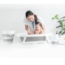 Katlanır Bebek Küveti 3'lü Set