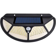Solar Bahçe Lambası, 102 Led, Hareket Sensörlü, IP65 Su Geçirmez, Duvar Tipi, Güneş Enerjili