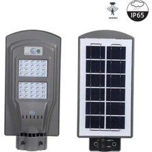60 W Sensörlü Solar Sokak Lambası - Beyaz Işık (6500K) - CT-4691