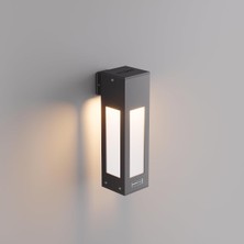 Luxera Modern Dış Mekan Duvar Apliği - Antrasit Gri IP65 Su Geçirmez Bahçe Aydınlatması - 300