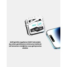 Mercora Tech Ipx5 Su Geçirmez Kablosuz Bluetooth Kulaklık – Powerbank Şarj Kutulu, Düşük Gecikmeli Oyun M