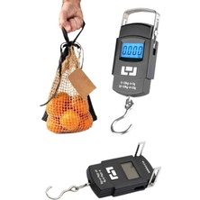 Techora Sale Profesyonel El Terazisi El Kantarı 50 kg Dijital Göstergeli Tartı