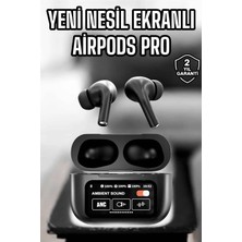 İlk El Grup Kablosuz Bluetooth Kulaklık Ekranlı Uzun Şarj Süreli Anc Destekli