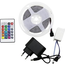 Wınnboss LED Strıp WN-1161 (4.5mt) (Kumandalı & Adaptörlü) (Rgb Renkli) Şerit LED (SMD=2835) (