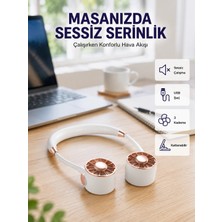 İlk El Grup Katlanabilir Asılabilir Mini Fan USB Şarjlı 3 Kademeli Sessiz