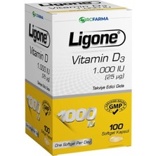 Vitamin D3 1.000 Iu 100 Softgel