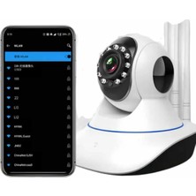 İlk El Grup Akıllı Gece Görüşlü Sensörlü Wifi Kamera Telefondan Takip Edilebilir