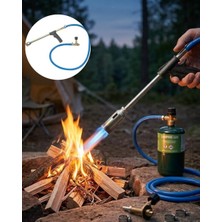 Yaman Market Gazlı Pürmüz Alev Tabancası Hortumlu Profesyonel Lpg Yakıcı Mangal Kamp ve At? - KB002H-6HHPE