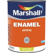 Enamel Antipas Gri 1kg Solvent Bazlı Metal Astarı