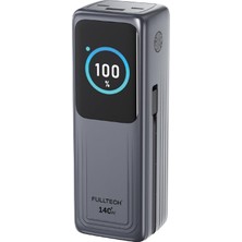 Fulltech FP34 140W Süper Hızlı Powerbank | 30000MAH Yüksek Kapasiteli | Pd & Qc 3.0 Destekli Ak�