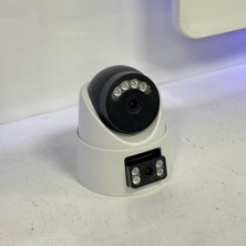 2 Kameralı 4mp Wifi 360° Ptz Güvenlik Kamerası,çift Yönlü Ses, Hareket Takip,dış Mekan