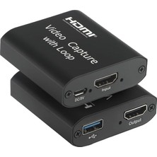 HDMI 4K Çift Çıkışlı, 1xhdmı Giriş, 1xhdmı + 1x USB Çıkış, Video/ses Yakalama, Mikrofon,