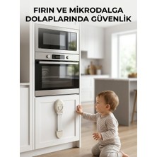Yaman Market Bebek Güvenlik Dolap Kilidi Çok Amaçlı Çocuk Emniyet Kilit Sistemi - KB002H-6H7K00