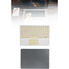 İlk El Grup Touchpad Tüm Cihazlara Uyumlu Bluetooth Klavye Touchpad Slim Kablosuz Wifi Q Klavye