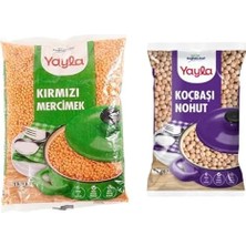 Kırmızı Mercimek 1 kg & Yayla Koçbaşı Nohut 1 kg