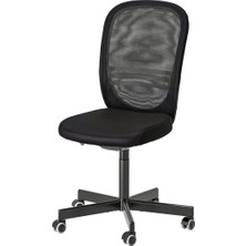 Çalışma Sandalyesi, Siyah, Kolçaksız, Oyuncu Sandalyesi, Ofis Sandalyesi