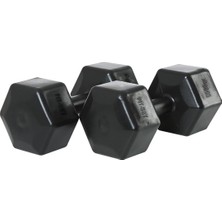 Spor 5 kg x 2 Adet 10 kg Dambıl Seti Siyah, 1002251