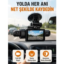 İlk El Grup Araç Içi ve Ön Kameralı 3 Inç IPS Ekranlı Full Hd Güvenlik Kamerası