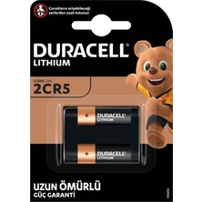 İlk El Grup Duracell 2CR5/DL245 6V Lıthıum Pil 1'li