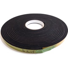 Kapı Pencere Izoalsyon Bandı Yapışkan Sünger 5 mm Kalınlık 15 mm Genişlik 10 Metre Uzunluk/