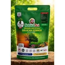 Organik Sertifikalı Katı Solucan Gübresi 5 kg (10 Litre) Sebze-Meyve, Çiçekler, Çim, Iç & D�