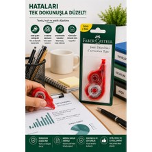 ArtMaster Şerit Daksil Beyaz 5MMX12 Metre 1 Adet Faber Castell Şerit Düzeltici Şerit Silici Yazı Silici Büro Ofis Okul