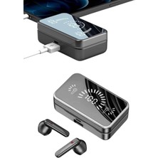 İlk El Grup Powerbankli Bluetooth Kulaklık Yüksek Ses Aynalı Çift Dijital Gösterge Ekranı