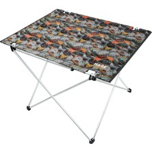 Ultralight Katlanır Kamp Masası, Yer Kaplamaz Hafif Rulo, Piknik, Bbq, Balıkçılık, Plaj, Hikin