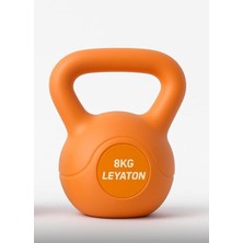 8 kg Çaydanlık Tipi Dambıl Kettlebell Ağırlık Turuncu Tek Ebat